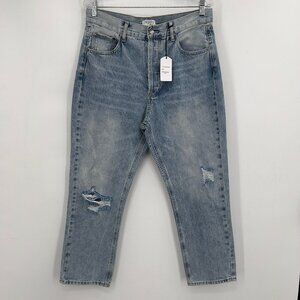 Twelve by Art Twelfth Vintage Light Wash Distressed Jeans Women’s 29 Button Fly